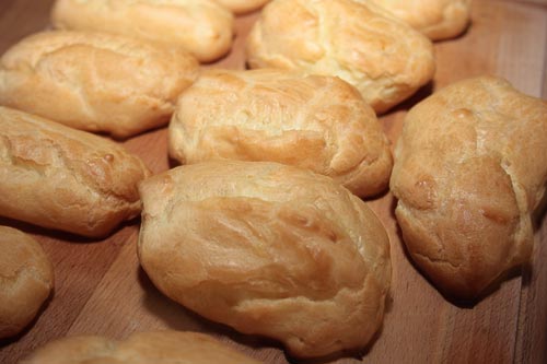 choux éclairs