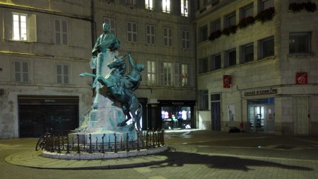La Rochelle - statue hommage Eugène Fromentin