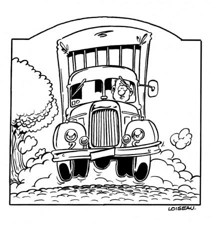 camion polluant la campagne