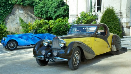 Bugatti Type 57 Atalante et Delahaye Competition