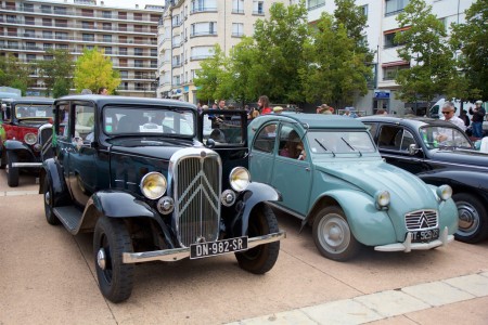 Citroën Rosalie et 2cv